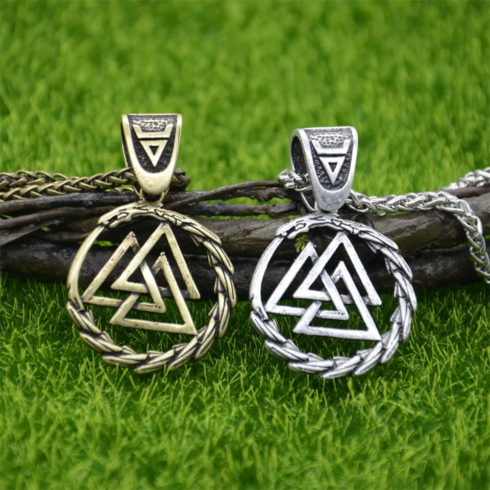 Vintage Dragon Necklace Pendant Gothic Accessories Amulet Viking Runes Jewelry Necklace Women Men